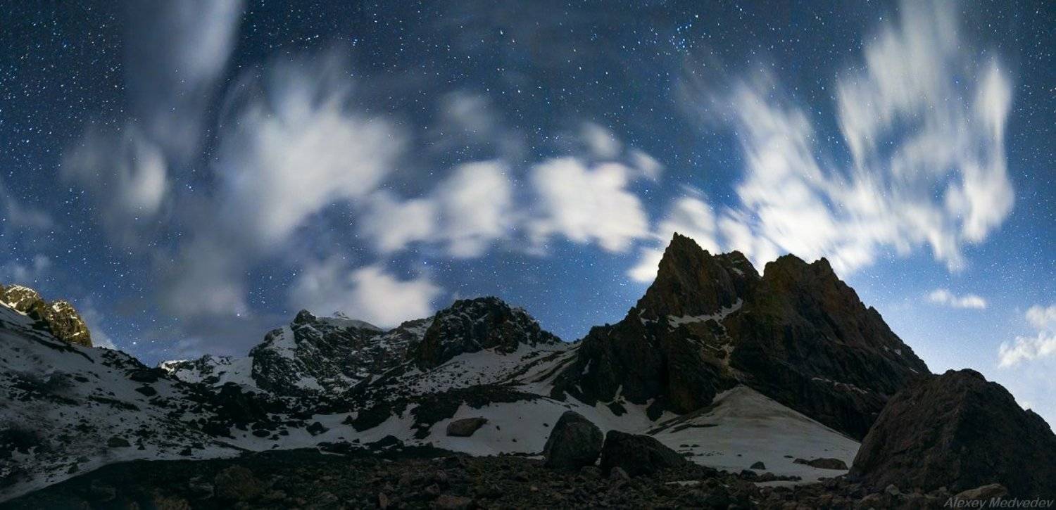 горы, скалы, Таджикистан, фаны, арча, горное, озеро,, Алексей Медведев