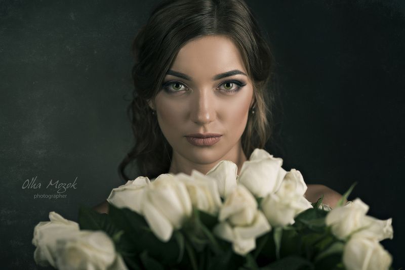 портрет, девушка, глаза, взгляд, студия, ПОлтава, фотосессия в ПОлтаве, фотограф в Полтаве Елена фото превью