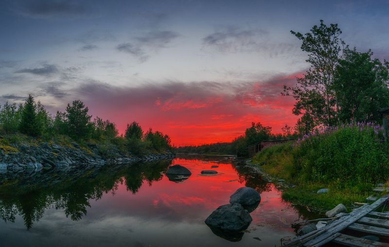 Заполярная ночь. фото превью