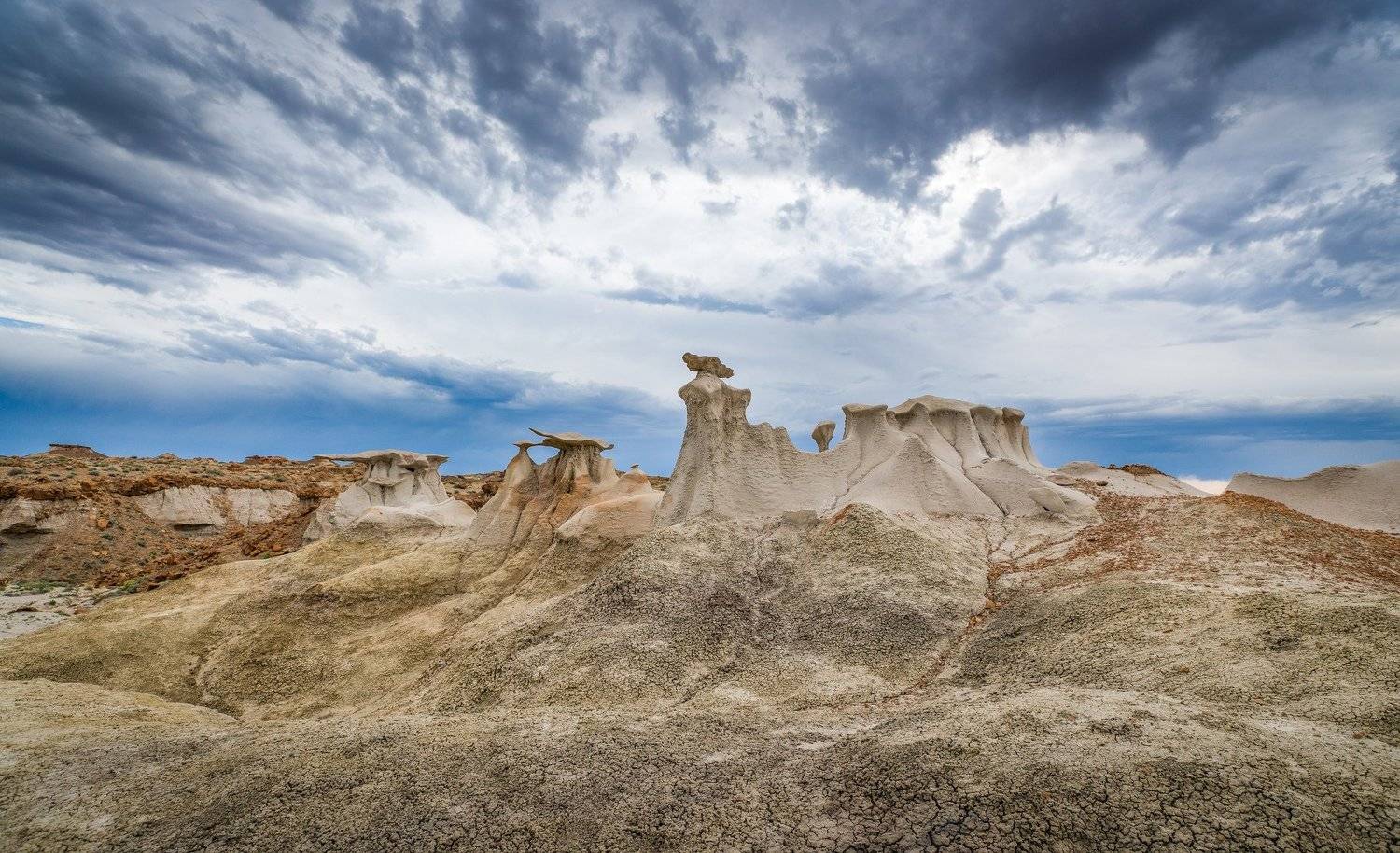 сша, пейзаж, нью мексико, грибы, бэдлэндс, другой мир,, Кирилл Трубицын