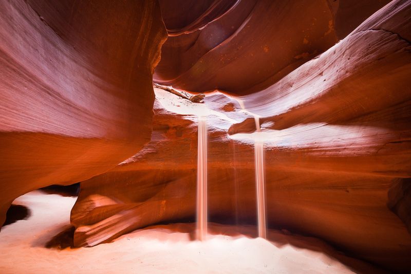 каньон, антилопы, аризона, сша, абстракция, навахо, песок Пескопад фото превью