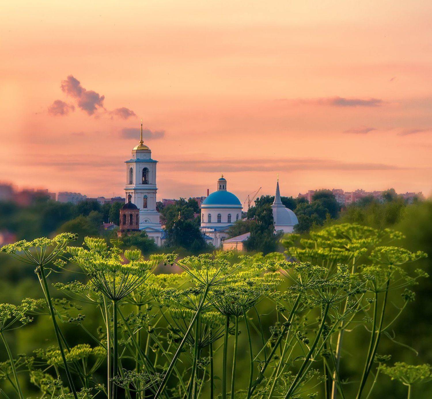 город, закат, лето, Игорь Шиленок
