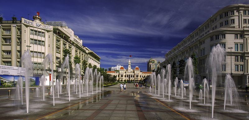 sài gòn việt nam Walking street Nguyen Hue фото превью