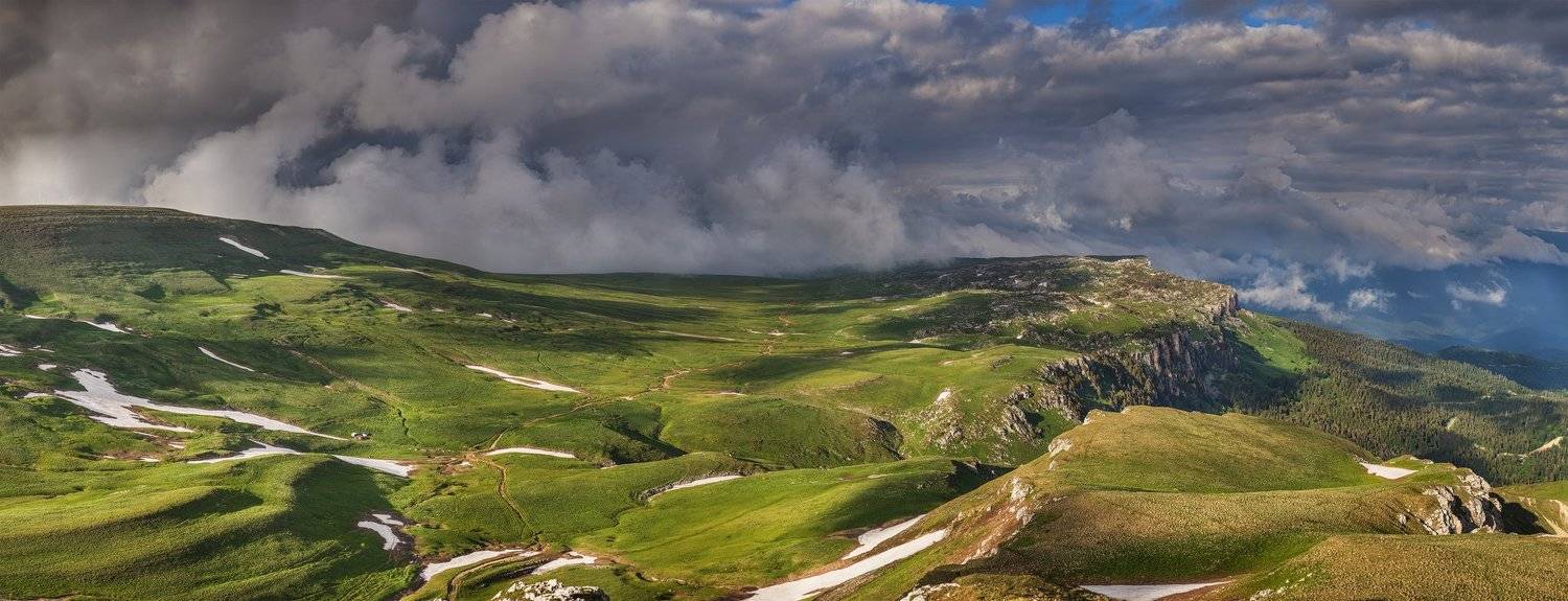 #sky #landscape #fog #sunset #water #nature #travel #sun #evening #panorama #mountain #pano #dawn #panoramic #outdoors #dusk #oshten #lagonaki #qrdl #лагонаки #закат #облака #лагонаки #панорама #долина #каменноеморе , Антон Корнеев