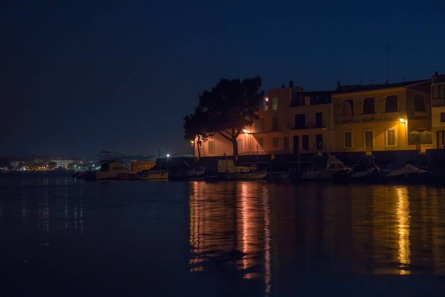 ночь, море, майорка, Виктор Климкин