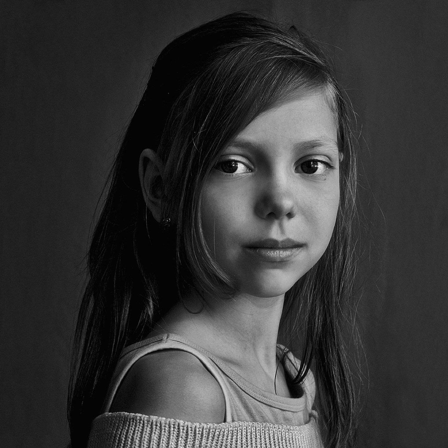 апатиты, девочка, глаза, взгляд, чб, девушка, Николай Смоляк