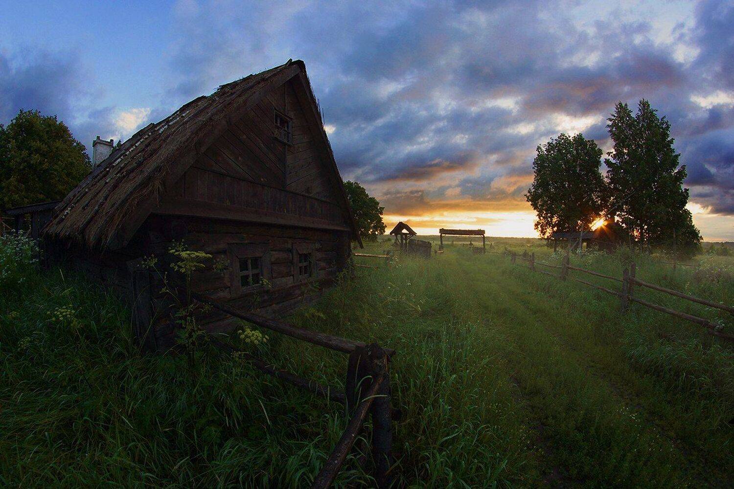 рассвет, деревня, Петр Косых