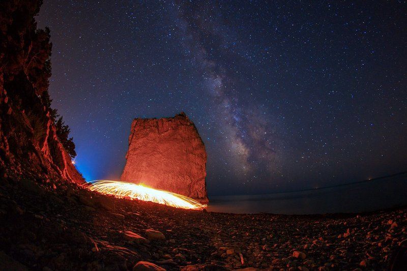 ночь, звёзды, млечный путь Алый Парус фото превью