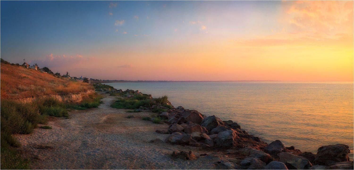 рассвет, море,небо,, Сергей Шабуневич
