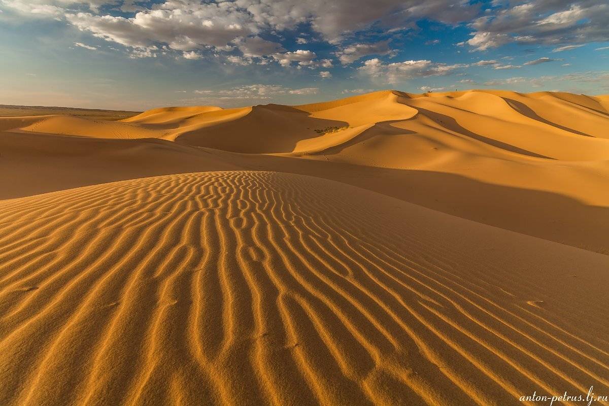пустыня, гоби, закат, Антон Петрусь