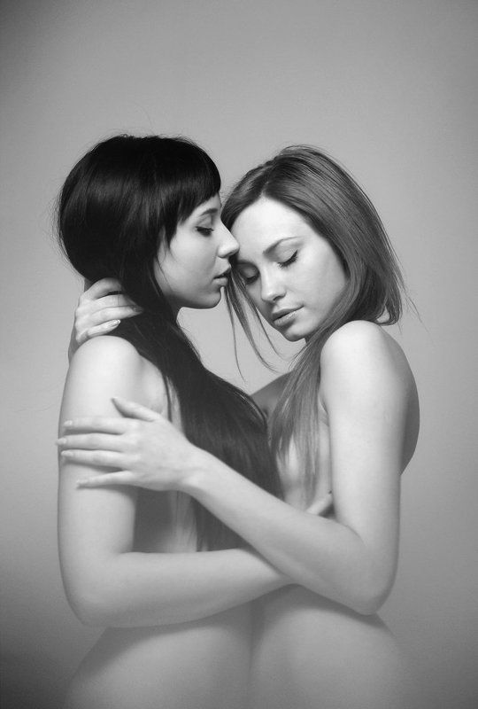 девушка, ню, эротика, портрет, черно-белое Girls фото превью