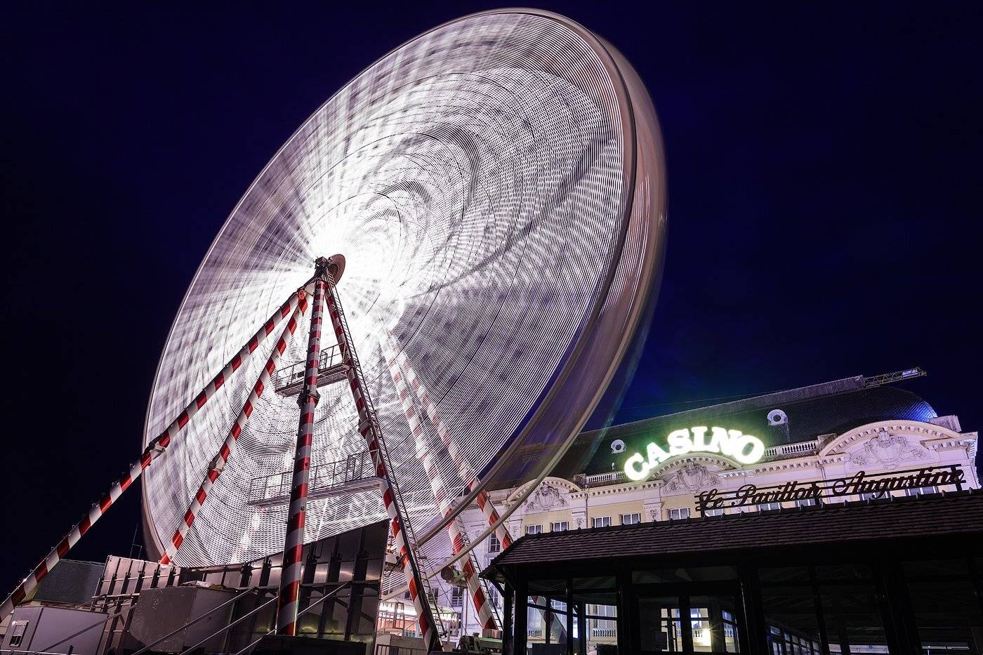 колесо обозрения, казино, рулетка, длинная выдержка, Андрей Огнев