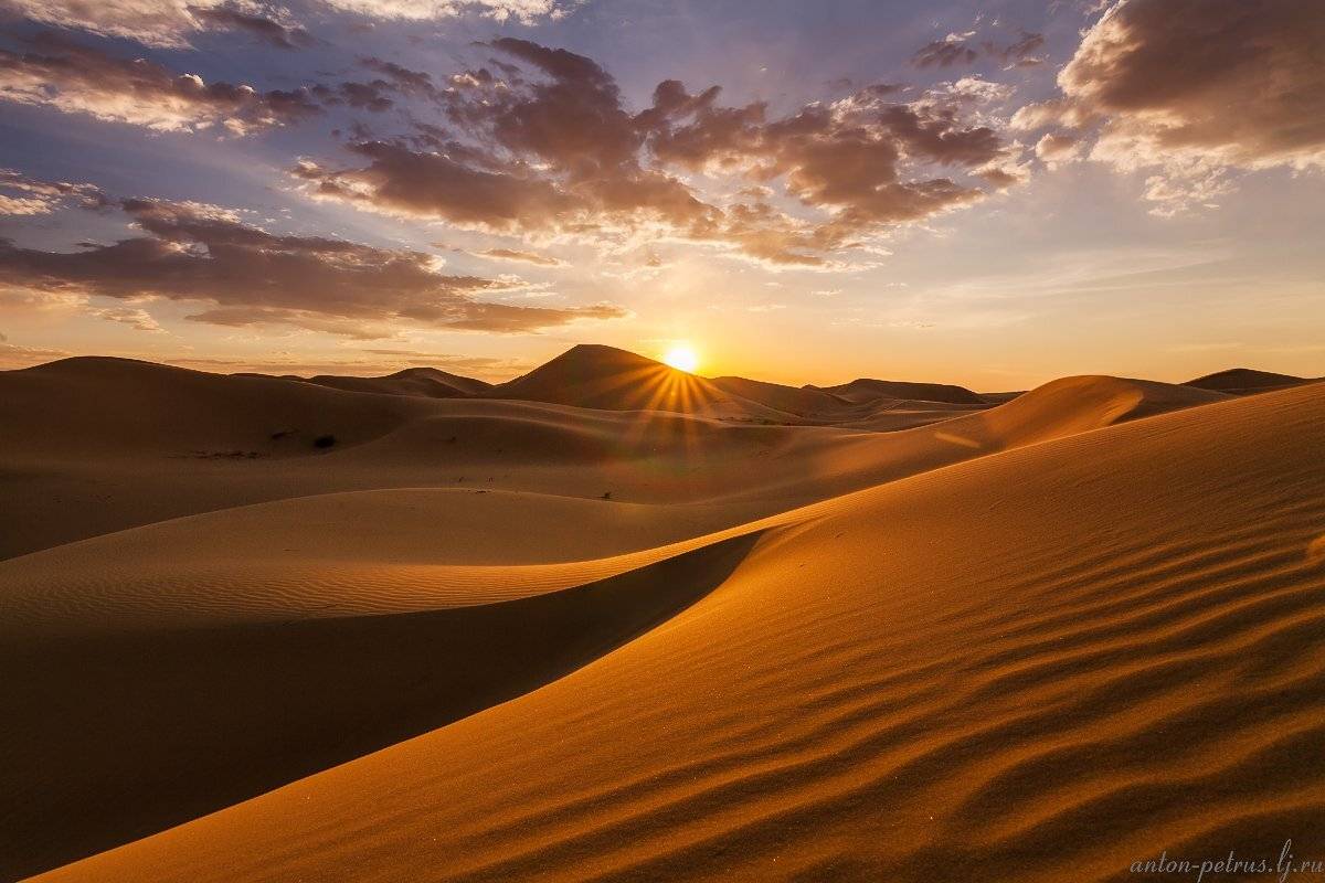 пустыня, гоби, закат, Антон Петрусь