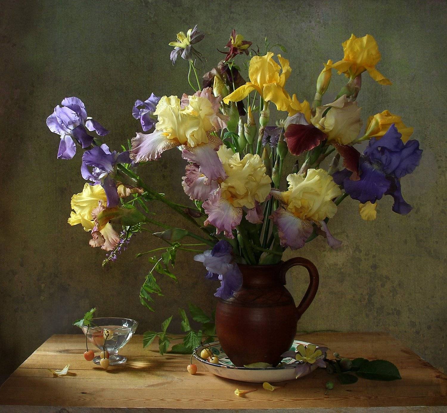 натюрморт, цветы, марина филатова, ирисы, Марина Филатова