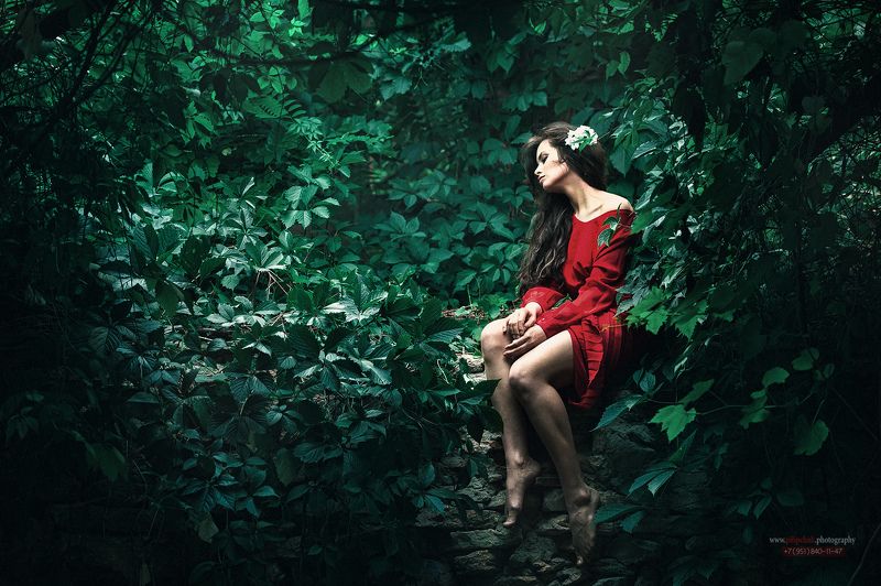 девушка, портрет, фото девушки, девушка в листве, взгляд девушки ***Alina** фото превью