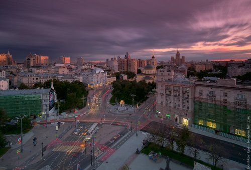Вечер над Москвой