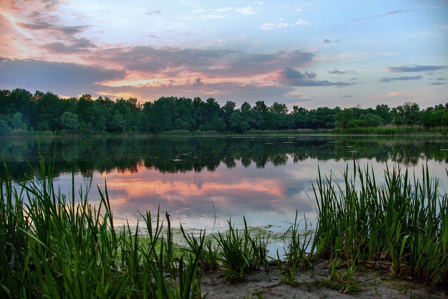 лето , озеро,  река,  лес,  берег, Roma Krasov ( Chitinskiy )