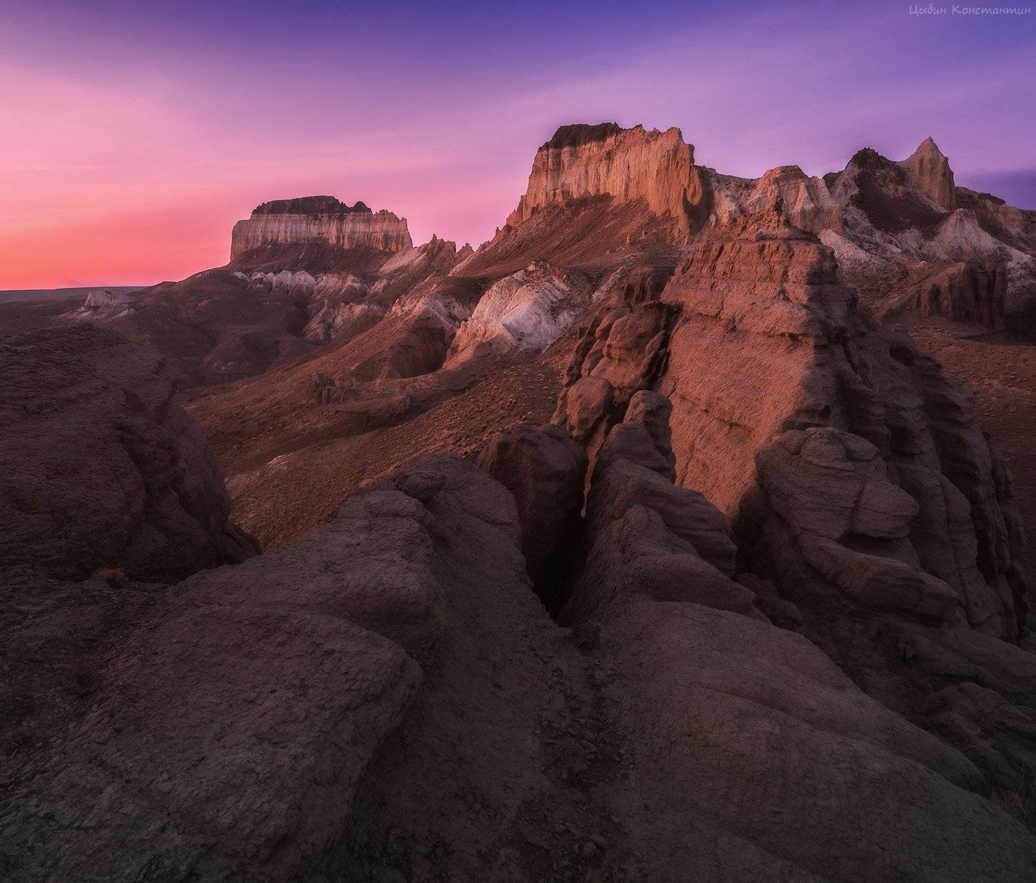 казахстан, мангистау, долиназамков, айракты, рассвет, Цыбин Константин