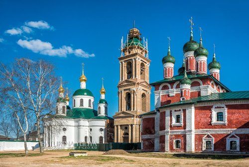 Храмы Богоявленского монастыря в Угличе
