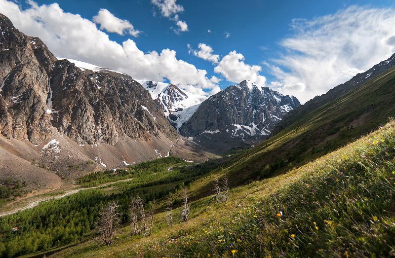 Вечер в ущелье Актру фото превью