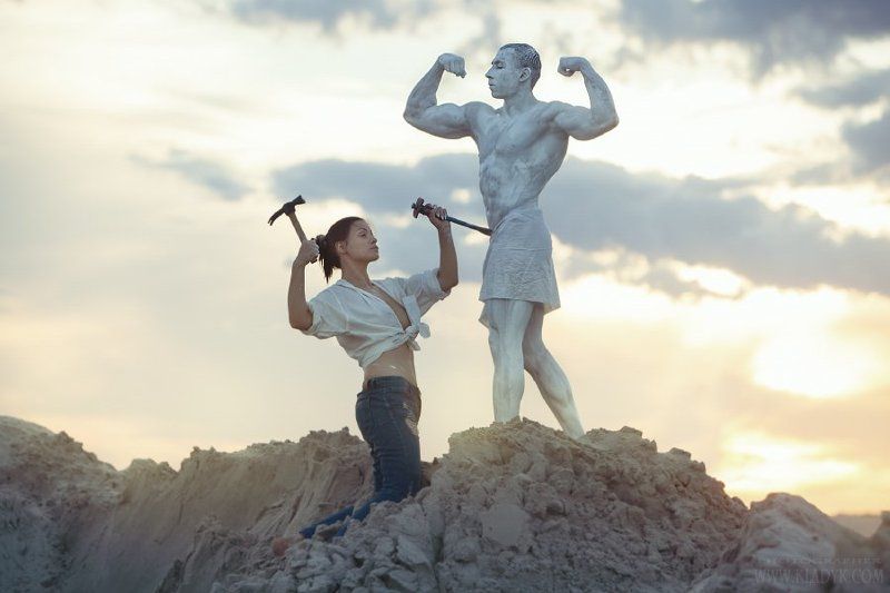 sculptor, sculptress, carver, statue Sculptor фото превью