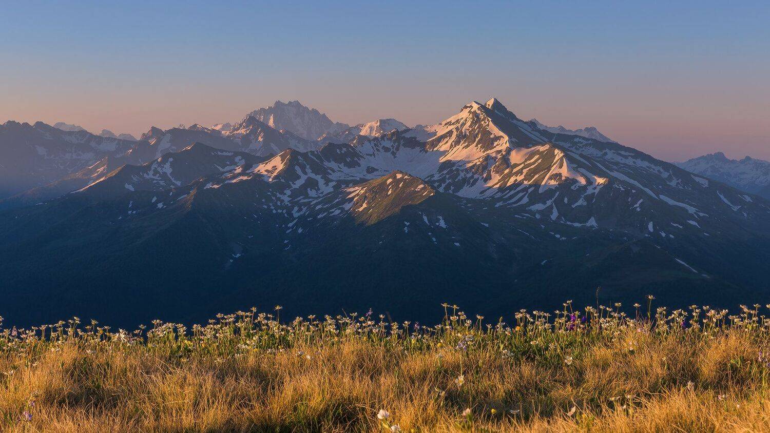 западный кавказ пхия загедан скала закзан сырт июнь рассвет, Николай Мысливцев
