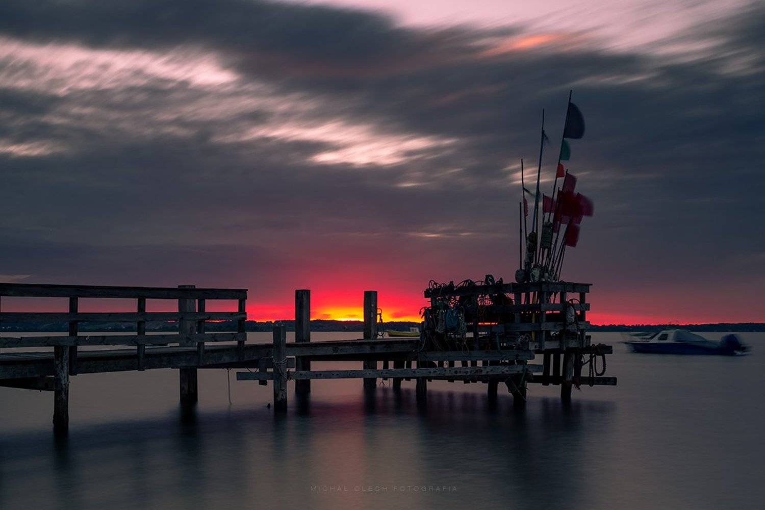 rewa, poland, польша, балтийское море, baltic sea, sunset, Michał Olech