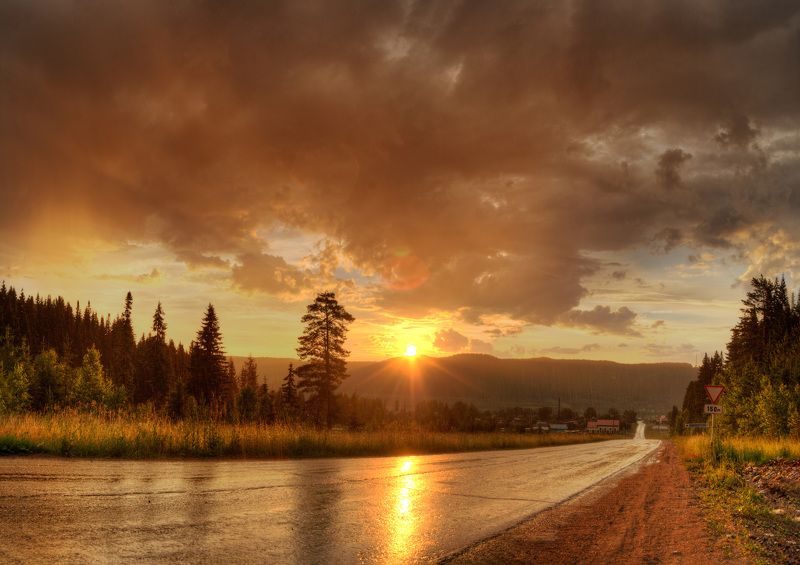 Дождь на рассвете фото превью