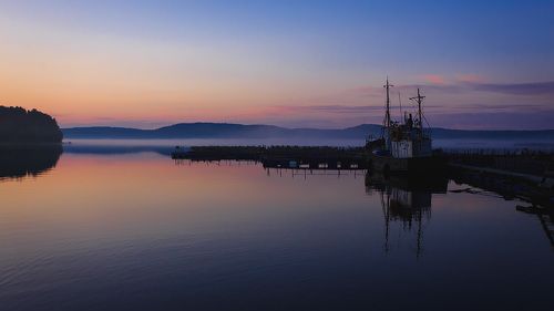 Закат на Ладожском озере