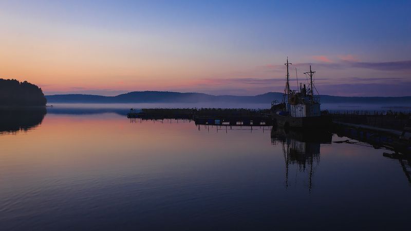 ладога Закат на Ладожском озере фото превью
