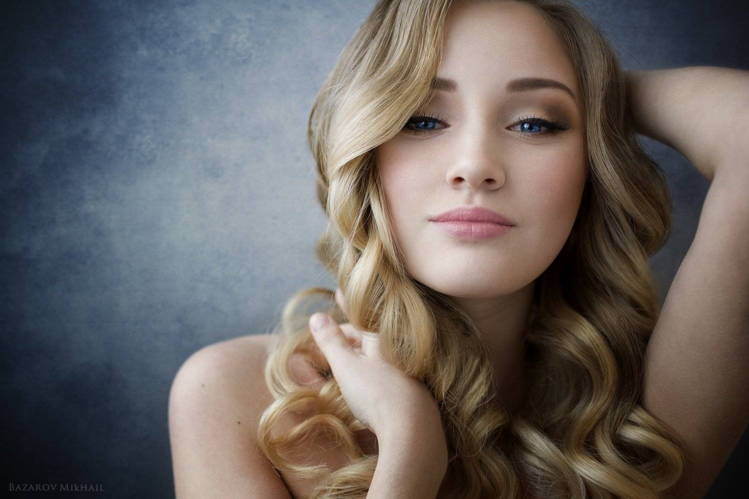 portrait, портрет, девушка, girl, beautyfull, eyes. hair, позирование, базаров, Михаил Базаров