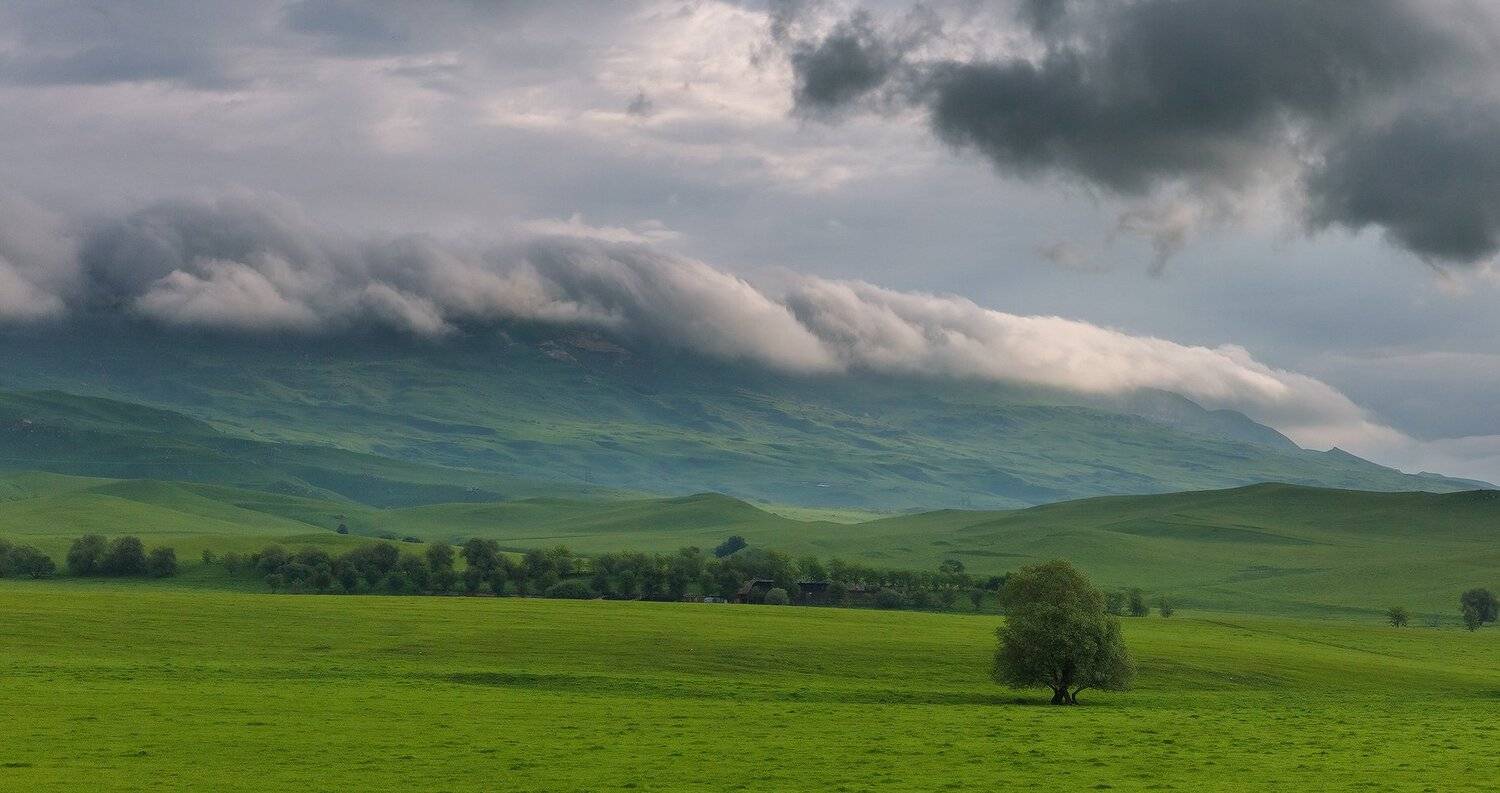 кчр преградная утро июнь рассвет облачность, Николай Мысливцев