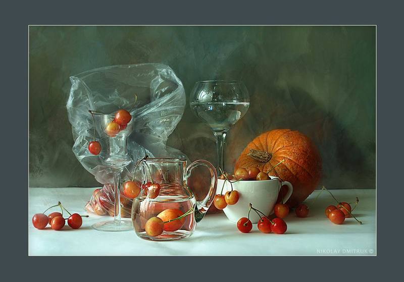 тыква и черешня. 2017 фото превью