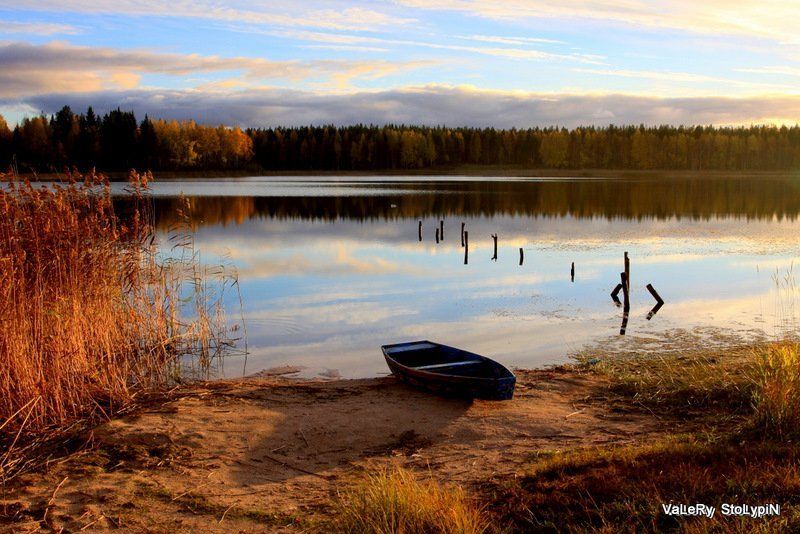 осень,русский север,пейзаж Мертвый сезон фото превью