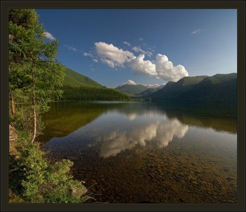 Пейзаж с облачком