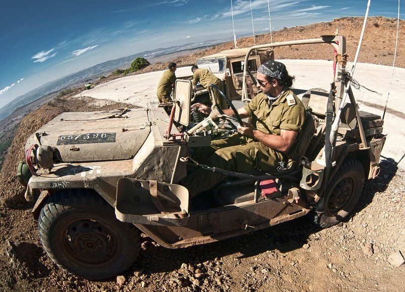 израиль, голаны, горы, граница, солдаты, пепелац На страже Голан фото превью