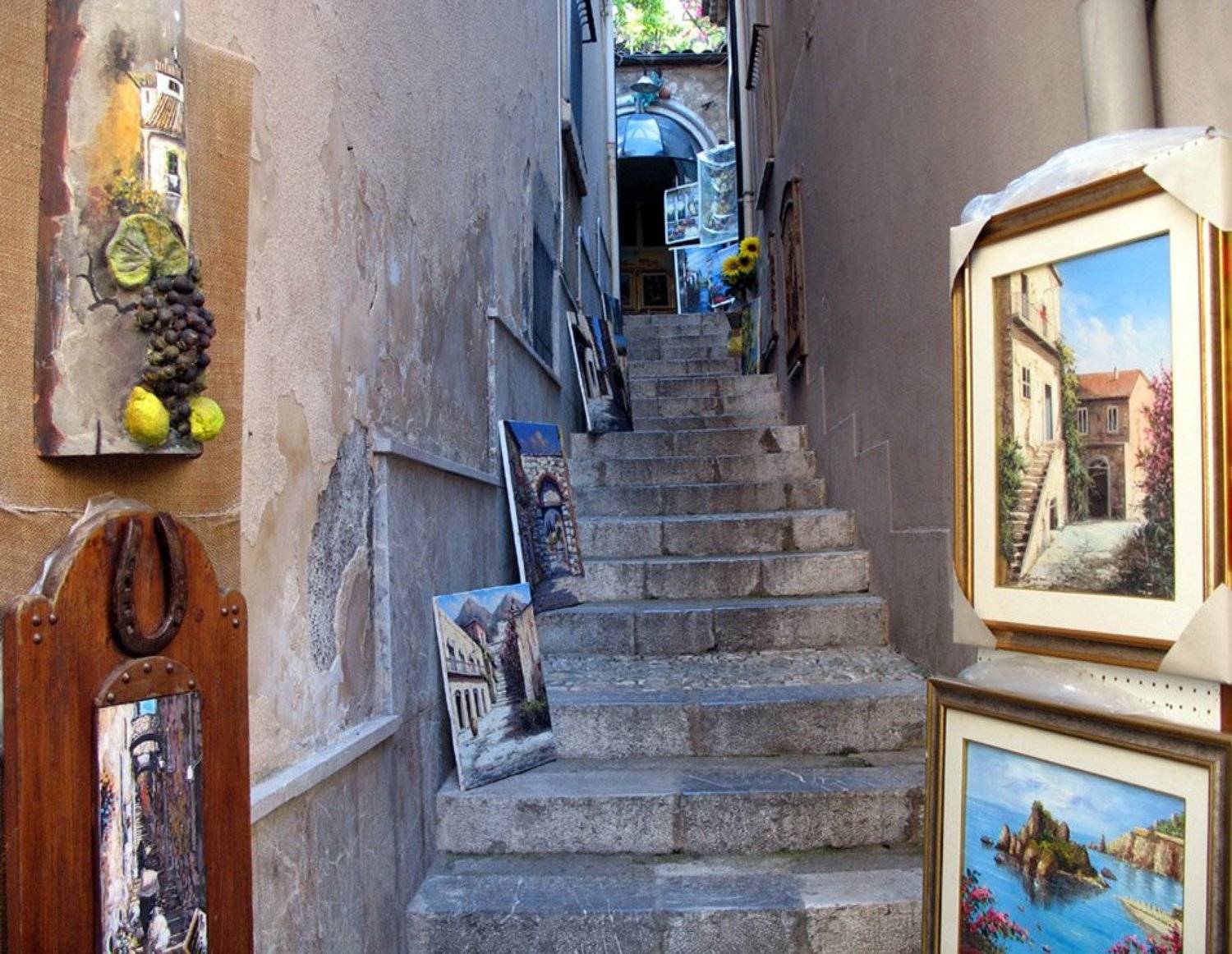 картина, лестница, Воронцова Наталья