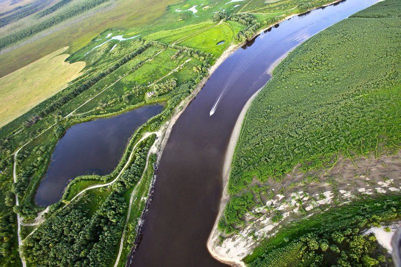 мотопараплан, сибирь, р.обь, югра, восторг, лодка, крыло Крутизна фото превью