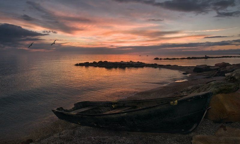 А в кайме небесной теплится закат.... фото превью