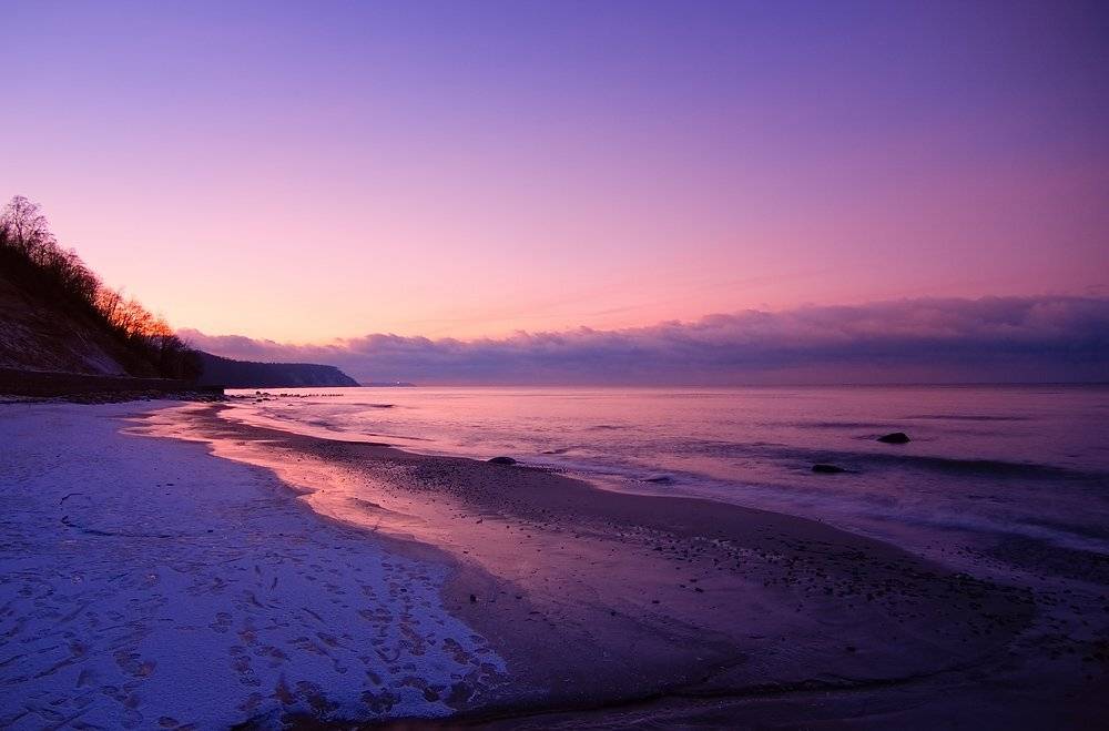 балтика, закат, Александр Титаренко