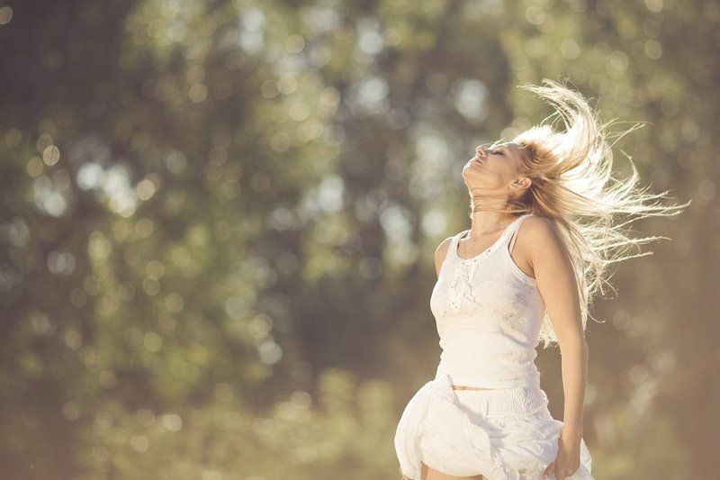 воздух, портрет, девушка Воздухом быть фото превью