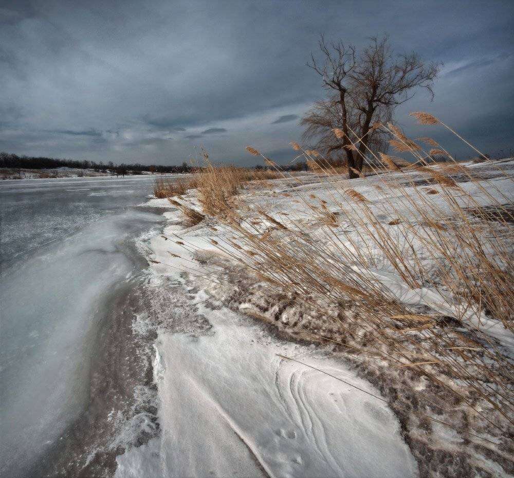 весна, март, ветер, мороз, снег, лёд, Петриченко Валерий