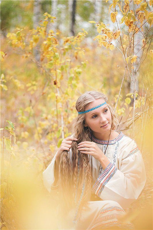 девушка,  осень *** фото превью