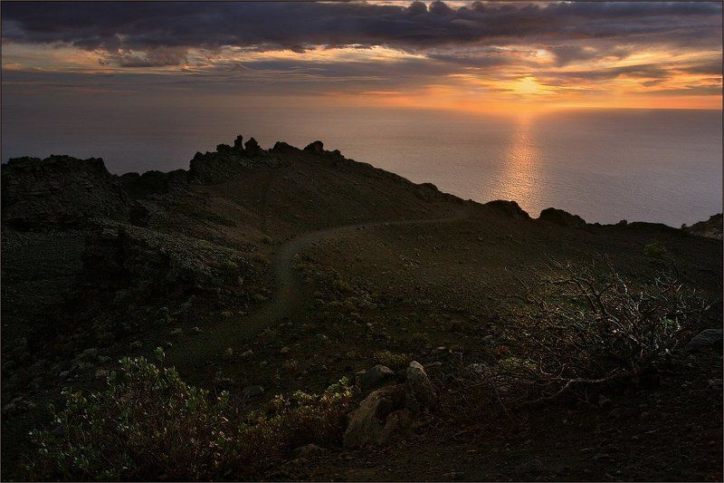 канарский, остров, ла, пальма Вулканическая закатная симфония фото превью