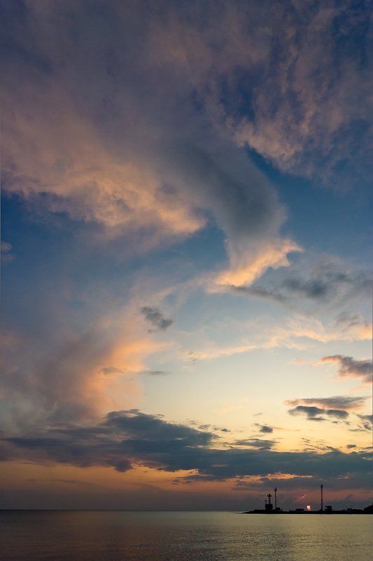 утриш,чёрное,море,закат,небо,z Z фото превью