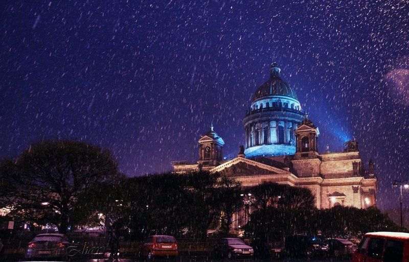 Первый снег в Питере фото превью