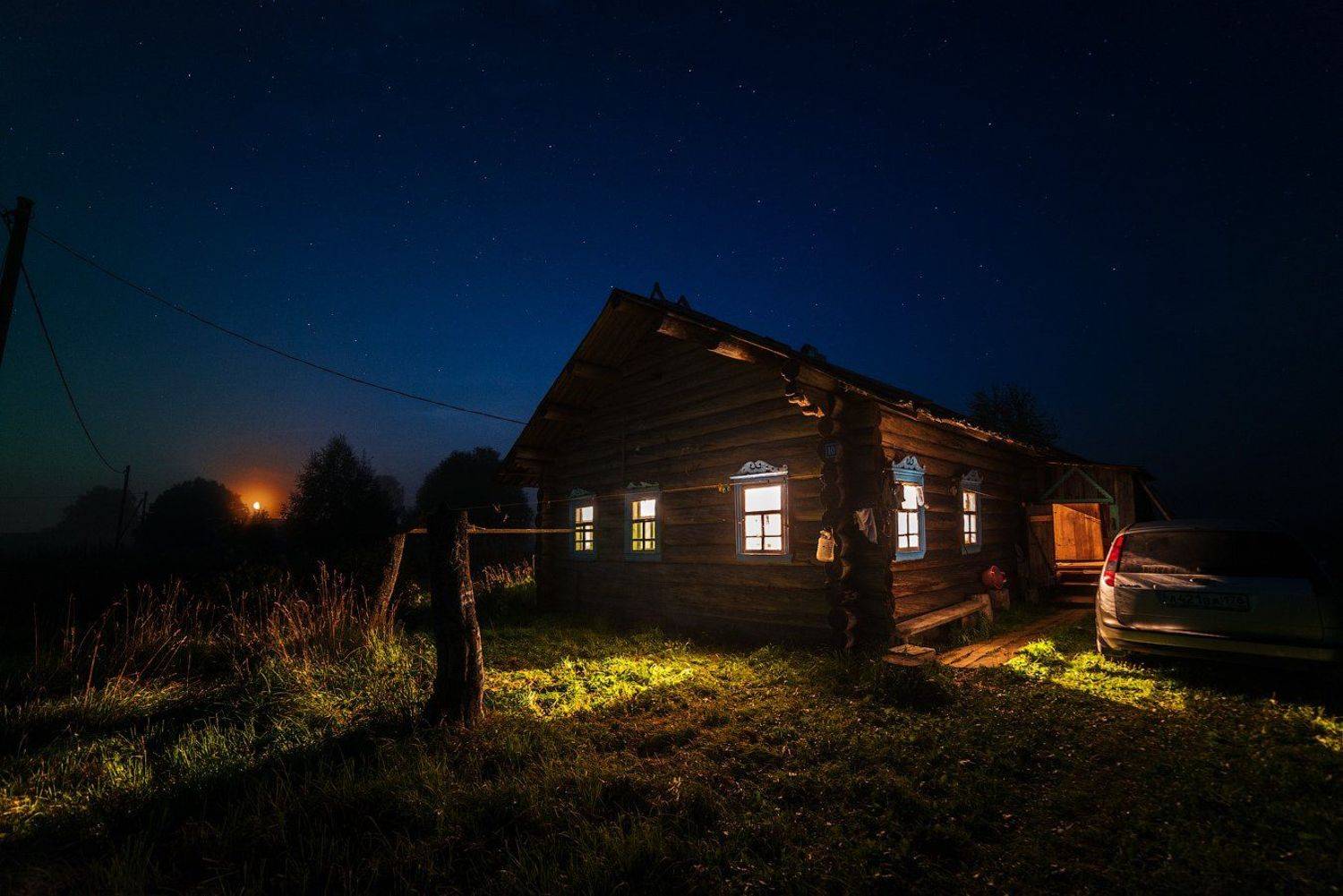 великий двор,вологодчина,кема,север,лето,ночь, Роман Горячий