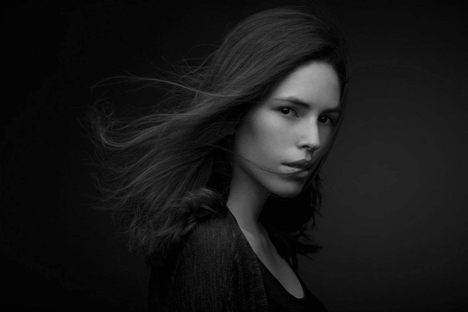 портрет, девушка, чб,, Руслан Рахматов