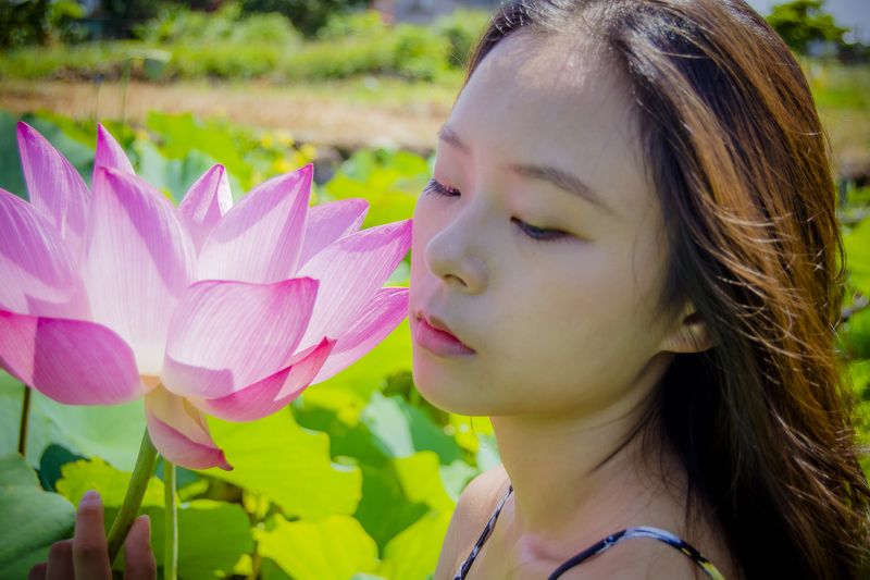 PortraitPhotography, ProPhotography, nature, Sexy, NorthCoastlandscape, Danshui, NewTaipeiCity, sexyGirl lotus фото превью
