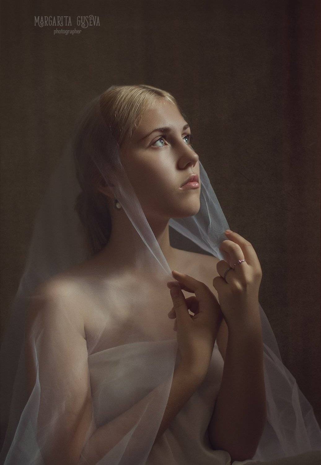 девушка, портрет, невеста, на выданьи, Маргарита Гусева, Margarita Guseva, винтаж, картина, Маргарита Гусева